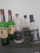 5 butelek whisky 