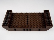 LEGO 95227  pokład statku 8 x 16 x 2 ciemno brązowy z 70810, 79008, 4195
