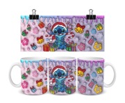 Kubek z nadrukiem STITCH święta prezent gwiazdka mikołaj 330ml