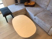 Stolik kawowy - nowy blat fornirowany 90x60cm dąb