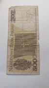 banknot 500 zł 1982 rok