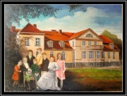 "Niedzielne popołudnie. Pałac w Łebuni".