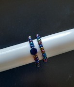 Heksagon szczęścia zestaw nowych pierścionków 