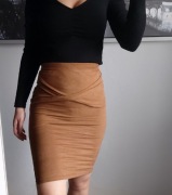 Spódnica karmelowa varlesca xs