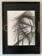 Obraz "Emocja",42x60cm,ołówek i węgiel na papierze