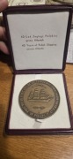 Medal 50 lat Szkolnictwa Morskiego | Oryginalne Etui PLO | UNIKAT