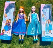 Disney FROZEN Kraina lodu,unikalny zestaw z USA,Elsa,Anna 100 cm+sukienki 