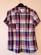 Bluzka H&M czerwona kratka rozmiar 40