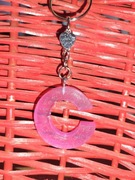 Brelok handmade literka C