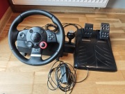 Kierownica Logitech driving force gt force feedback 900 stopni pedały biegi
