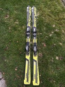Męskie narty Fisher Progressor- 170 cm wraz z wiązaniami RS10 (używane)