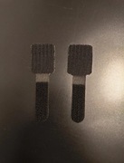 Samoprzylepna taśma rzepowa do kabli - czarne, 5 szt.