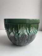 Francuska jardinière majolikowa vintage – SIS France – styl Art Deco