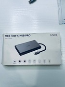 HUB USB-C LTUAE PRO – HDMI, RJ45, USB 3.0, AUX, SD, PD