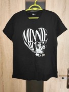 353. Czarna koszulka t-shirt z myszką Mickey rozmiar M