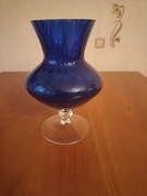 Wazon / kieliszek z szafirowego szkła