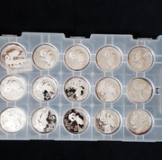 Srebrna moneta Chińska Panda 2020 box 15 szt.