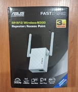 Wzmacniacz sygnału WiFi Asus RP-N12 300 Mb/s, Zasięg 300 m