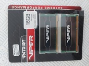 Patriot Viper DDR3 16GB (2x8GB) 1600MHz CL9 PC3-12800 RAM do LGA1155 AM3+