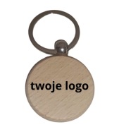 okrągły breloczek z własnym logo
