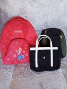 Nowy plecak Herlitz mini i plecak - kosmetyczka oraz torebka dla małej damy