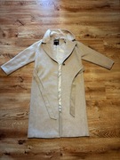 Answear Lab płaszcz wełniany rozm. S kolor beżowy