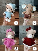 WYPRZEDAŻ | Ręcznie robione maskotki dla chłopca, dziewczynki|miś, słonik 