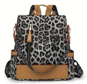 Antykradzieżowy plecak damski. Nowy. Panterka. Plecako-torebka 