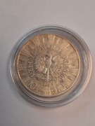 10 zł  Piłsudski 1935 rok bez znaku menniczego Srebro 