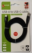 Kabel do ładowania i przesyłania danych Sologic USB A na USB C 1,5m