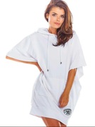 Sukienka letnia M215 Biały Basic Fit