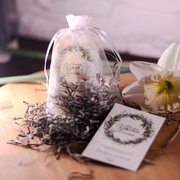 Podziękowanie komunijne, brelok aniołek z kartką