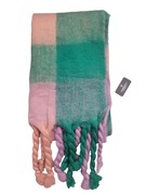 Duży gruby kolorowy szal szalik Versoli na zimę