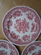 Talerz  deserowy / kolacyjny Villeroy Boch Fasan czerwony.