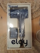 Suszarka do włosów firmy eloy, turystyczna, granatowa.