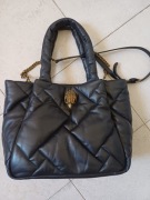 Kurt Geiger torba czarna, pikowana Kensington 