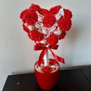 Słodki prezent drzewko serce Raffaello