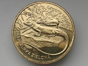2 zł 2009 Nordic gold Jaszczurka Zielona stan 1 (1106)
