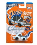 HOT WHEELS '70 Dodge Charger Tooned Gulf kolekcja Mattel