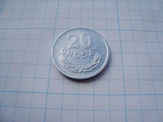 Polska moneta 20 gr groszy 1981