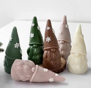 GNOM SANTA Bożonarodzeniowa forma silikonowa 10.6*5 do Wosku Świec Odlewów 