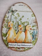 Kartka Wielkanocna, 3d , ręcznie wykonana