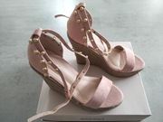 Espadryle letnie (buty) DeeZee nr 36, pudrowy róż