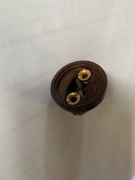 Stara wtyczka gniazdko bakelit 