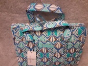 Kosmetyczka, Vera Bradley wisząca z haczykiem rozkładana podróżna 25x29/30