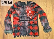 Bluzka wilk wilkołak strój przebranie bal karnawał 110- 116, 5-6 lat