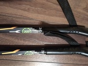 Sprzedam Narty z kijkami, 39 rozmiar butów. 