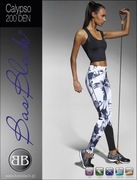 LEGGINSY FITNESS SPORTOWE TRENING CALYPSO rozm.S