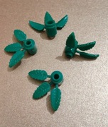 Klocek liść zielony - 20 szt.