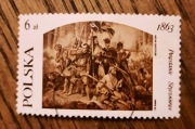 POWSTANIE STYCZNIOWE 1863 Rysunek Bitwa Cykl Polonia Artur Grottger PWPW 83